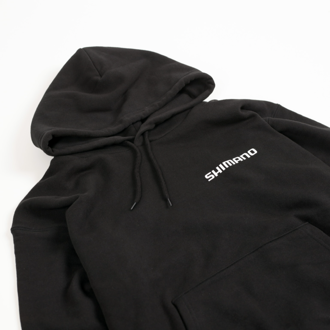 SHIMANO Big Logo Pullover Hoodie – Black SHIMANO Big Logo Pullover Hoodie – Black | シマノショップ